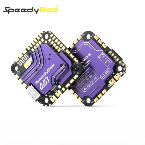 Original SpeedyBee F405 AIO 40A Blue-jay 25.5x25.5 Flight Controller ICM-42688 Gyro New SPA06-003 Barometer for Battery ESC